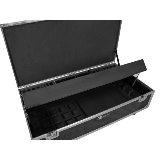 Custodia ROADINGER Flightcase per 8x AKKU IP Pixel Tube 360° PRO CRMX con ricarica e ruote