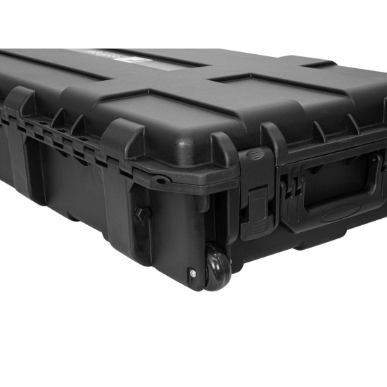 Custodia Professionale ROADINGER per 4x AKKU IP Pixel Tube 360° CRMX con Imbottitura e Funzione Trolley