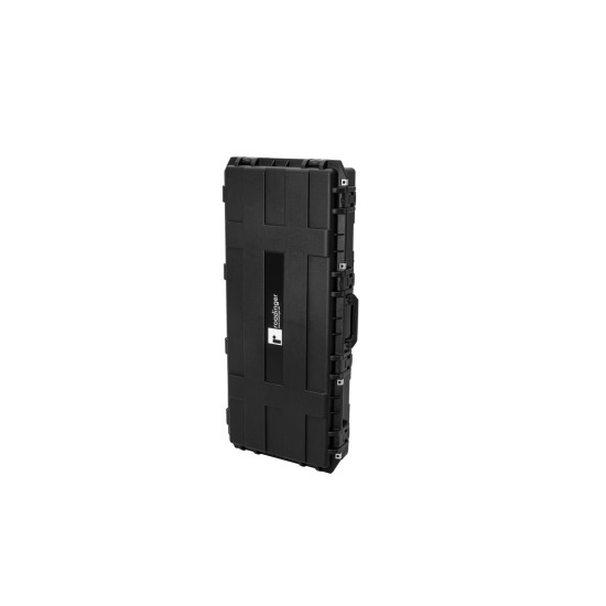 Custodia Professionale ROADINGER per 4x AKKU IP Pixel Tube 360° CRMX con Imbottitura e Funzione Trolley