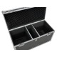 ROADINGER Flight Case Professionale per 2 Proiettori THA-100F MK3 con Imbottitura e Serrature a Farfalla