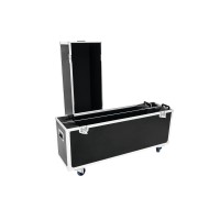 ROADINGER Flightcase per 2 LCD ZL55 con Ruote Girevoli - Alta Qualità