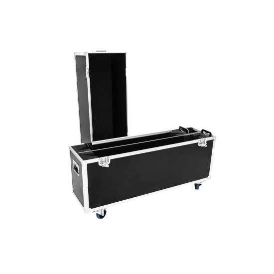 ROADINGER Flightcase per 2 LCD ZL55 con Ruote Girevoli - Alta Qualità