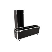 ROADINGER Flightcase 2x LCD ZL60 - Custodia Professionale con Ruote Girevoli per Schermi LCD