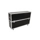 ROADINGER Flightcase 2x LCD ZL60 - Custodia Professionale con Ruote Girevoli per Schermi LCD