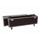 ROADINGER Flightcase 2x LCD ZL65 - Custodia Professionale con Ruote Girevoli e Imbottitura Schiuma