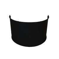 Schermo DJ Mobile Curvo Omnitronic con Copertura Nera - Facile Trasporto e Montaggio