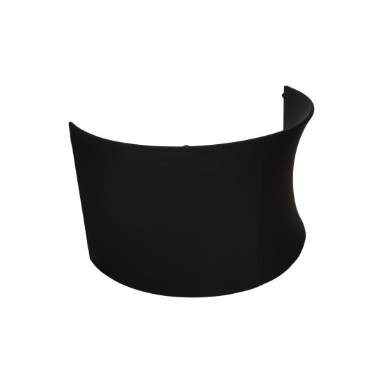 Schermo DJ Mobile Curvo Omnitronic con Copertura Nera - Facile Trasporto e Montaggio