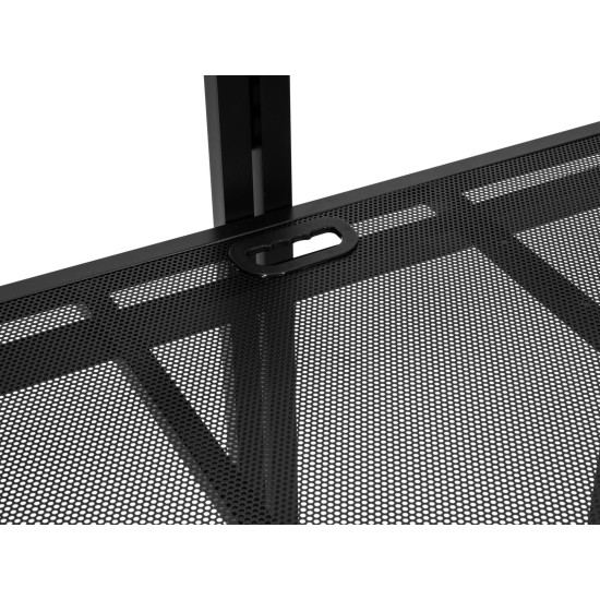 OMNITRONIC DJ Stand Portatile XL con Cover per Effetti Luce - Robusto e Leggero