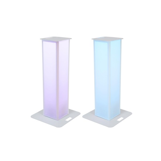 Set di Supporti EUROLITE 100 cm per Teste Mobili con Cover e Borsa - Bianco