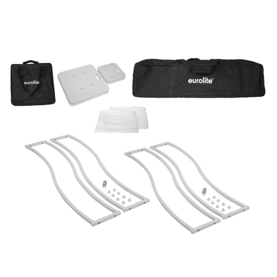 EUROLITE Supporti Curvati 150 cm con Cover e Borsa per Effetti Luce e Altoparlanti