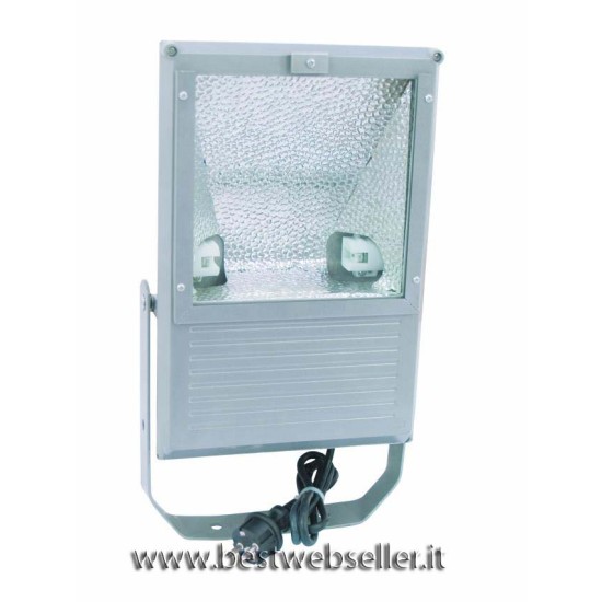 EUROLITE Outdoor spot 150W WFL argento A EUROLITE Outdoor spot 150W WFL argento A