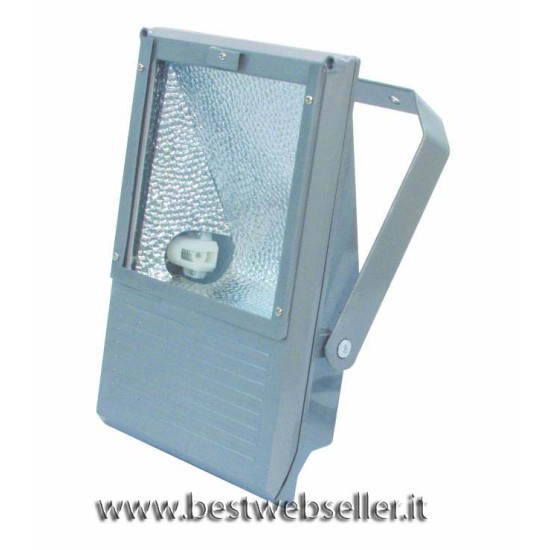 EUROLITE Outdoor spot 150W WFL argento A EUROLITE Outdoor spot 150W WFL argento A