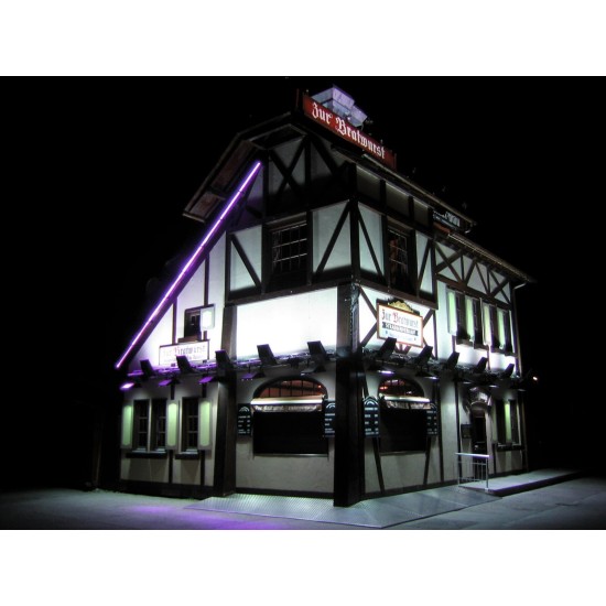 EUROLITE Proiettore LED da Esterno 150W WFL Argento - Illumina con Stile e Efficienza