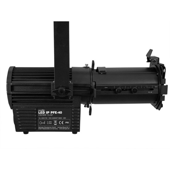 EUROLITE LED IP PFE-40 CW/WW 15-30°: Proiettore LED Professionale per Illuminazione Scenografica