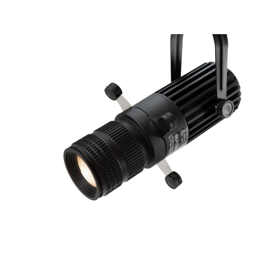 Faretto LED EUROLITE Mini PFE-12 WW 12W Bianco Caldo con CRI 98, Fanless, Messa a Fuoco Manuale