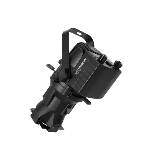 EUROLITE LED PFE-20 WW: Spot Profilato Nero con LED COB 20W per Illuminazione Scenografica
