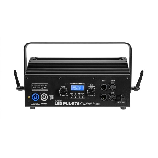 EUROLITE LED PLL-576 Pannello a LED Bianco con Effetto Luce DMX e Controllo Temperatura