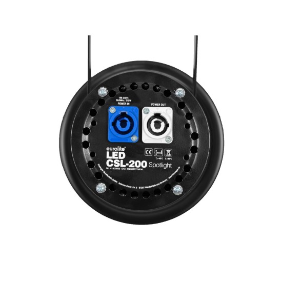 EUROLITE LED CSL-200 Proiettore Nero - Faro da 200W per Illuminazione Professionale