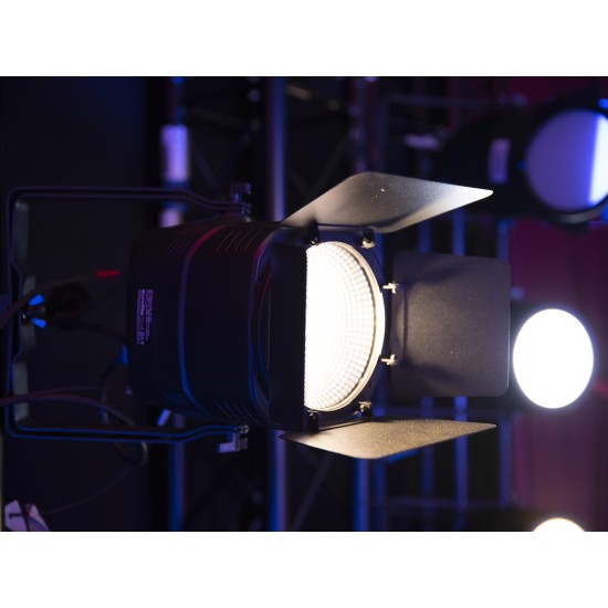 Proiettore LED Teatrale EUROLITE COB 100 WW Bianco Caldo 100W CRI 96 con DMX, Dimmer e Stroboscopio