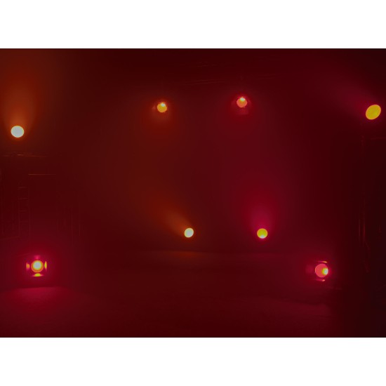 EUROLITE LED Theatre COB 200 RGBAL: Spotlight Professionale con Effetti Wash e Stroboscopici