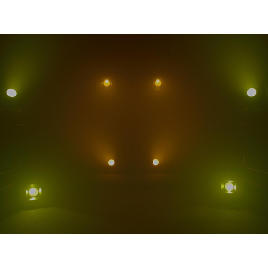EUROLITE LED Theatre COB 200 RGBAL: Spotlight Professionale con Effetti Wash e Stroboscopici