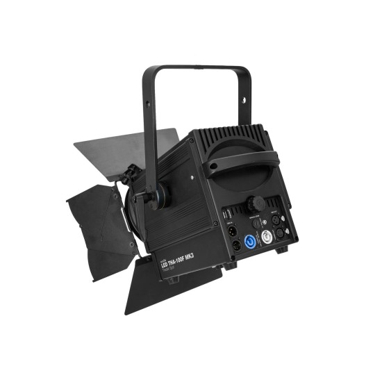 EUROLITE LED THA-100F MK3 Spotlight Professionale con Lente Fresnel e Effetto Luce DMX
