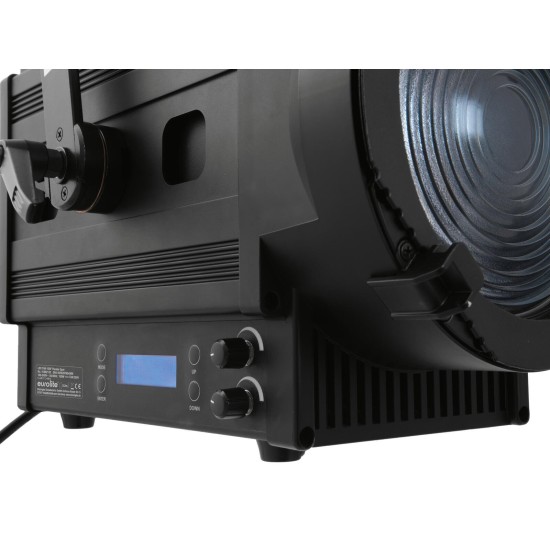 EUROLITE LED THA-150F: Proiettore Fresnel per Illuminazione Teatrale con Zoom Motorizzato