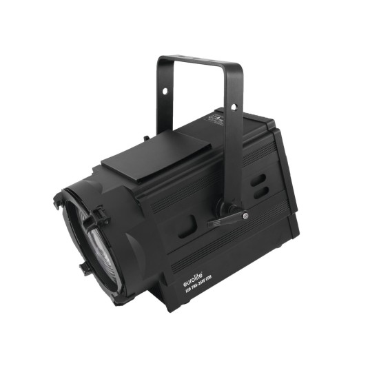 EUROLITE LED THA-250F: Proiettore Fresnel da Palco con Luce Calda 200W, CRI >90