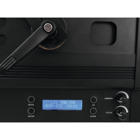 EUROLITE LED THA-250F: Proiettore Fresnel da Palco con Luce Calda 200W, CRI >90