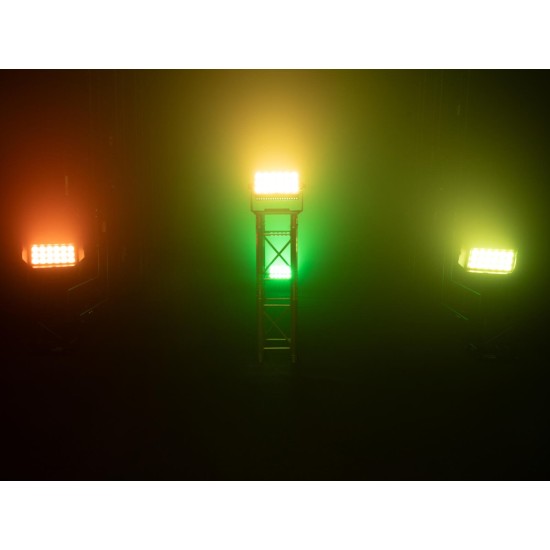 EUROLITE Multiflood IP 18x10W RGBW: Effetto Luce DMX, Wash CRMX per Illuminazione Scenografica