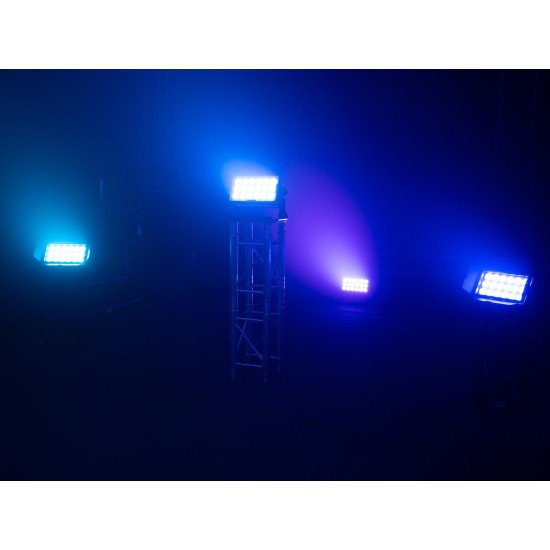 EUROLITE Multiflood IP 18x10W RGBW: Effetto Luce DMX, Wash CRMX per Illuminazione Scenografica