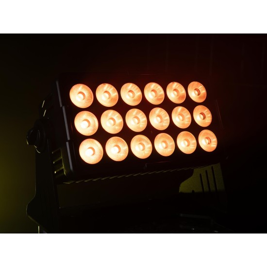 EUROLITE Multiflood IP 18x10W RGBW: Effetto Luce DMX, Wash CRMX per Illuminazione Scenografica