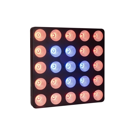 EUROLITE LED Pixel Matrix Panel 5x5 RGB/WW - Proiettore LED per Effetti di Luce DMX