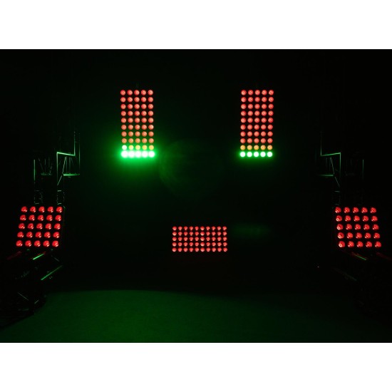 EUROLITE LED Pixel Matrix Panel 5x5 RGB/WW - Proiettore LED per Effetti di Luce DMX