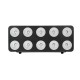 Pannello Eurolite LED Pixel Matrix 2x5 RGB/WW con Effetto Luce DMX e Controllo Pixel