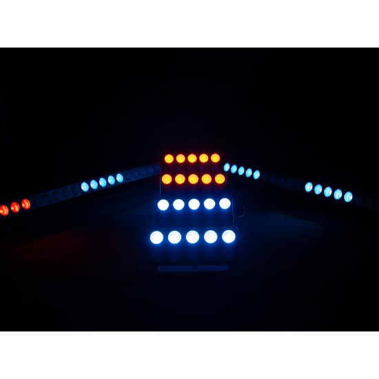 Pannello Eurolite LED Pixel Matrix 2x5 RGB/WW con Effetto Luce DMX e Controllo Pixel