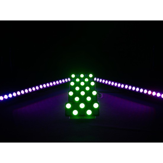 Pannello Eurolite LED Pixel Matrix 2x5 RGB/WW con Effetto Luce DMX e Controllo Pixel