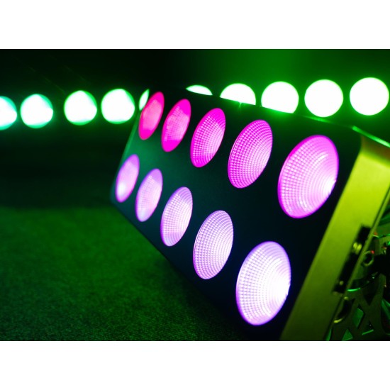 Pannello Eurolite LED Pixel Matrix 2x5 RGB/WW con Effetto Luce DMX e Controllo Pixel