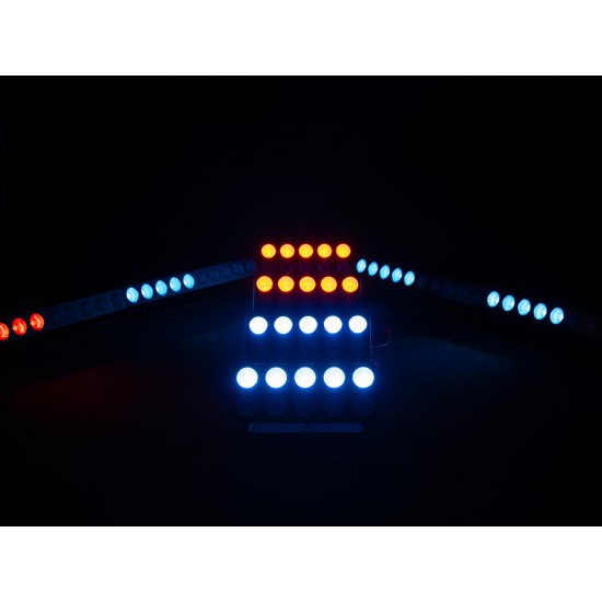 EUROLITE LED Pixel Matrix Bar 10 RGB/WW - Effetto Luce DMX Professionale per Palco e Eventi