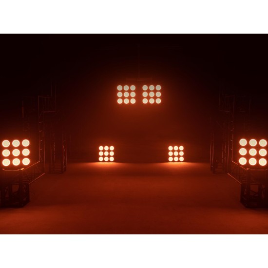EUROLITE LED IP Atmo Blinder 9: Proiettore LED da Palco con Controllo Pixel