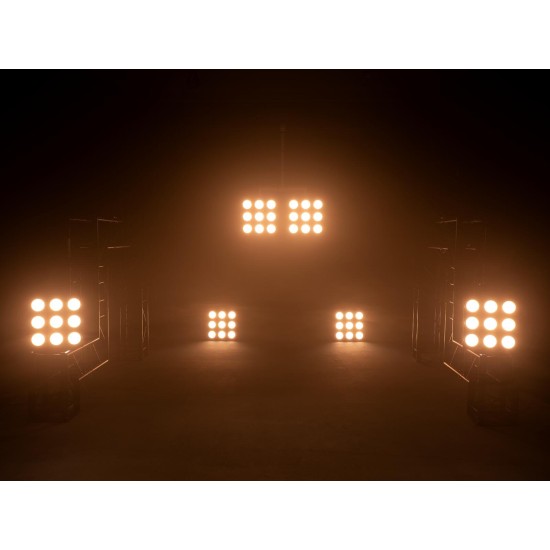 EUROLITE LED IP Atmo Blinder 9: Proiettore LED da Palco con Controllo Pixel