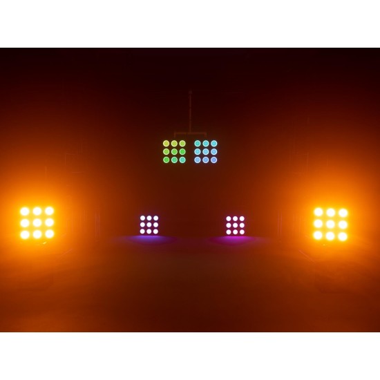 EUROLITE LED IP Atmo Blinder 9: Proiettore LED da Palco con Controllo Pixel