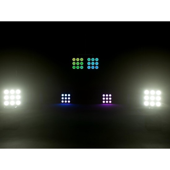EUROLITE LED IP Atmo Blinder 9: Proiettore LED da Palco con Controllo Pixel