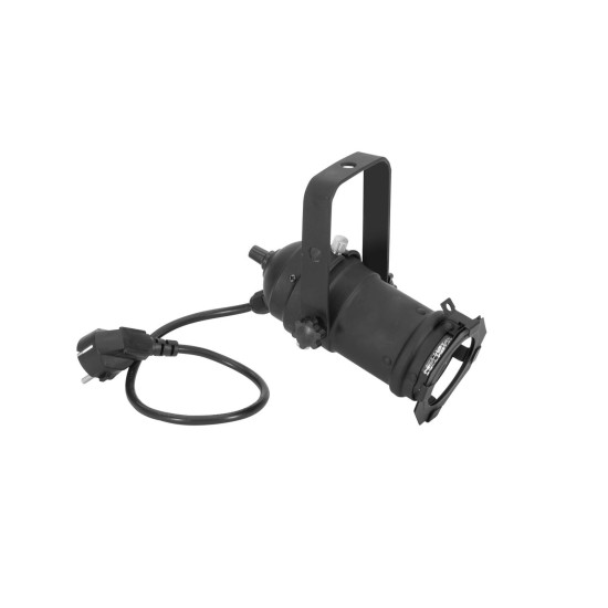 EUROLITE LED PAR-16 3CT Nero - Proiettore LED Dimmerabile con Raffreddamento Passivo e CRI Elevato