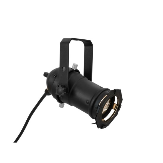 EUROLITE LED PAR-16 3CT Nero - Proiettore LED Dimmerabile con Raffreddamento Passivo e CRI Elevato