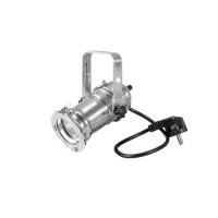 EUROLITE LED PAR-16 3CT Argento - Proiettore LED Dimmerabile con 3 Temperature di Colore e Alto CRI