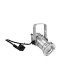 EUROLITE LED PAR-16 3CT Argento - Proiettore LED Dimmerabile con 3 Temperature di Colore e Alto CRI