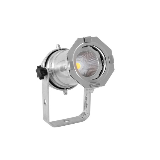 EUROLITE LED PAR-16 3CT Argento - Proiettore LED Dimmerabile con 3 Temperature di Colore e Alto CRI