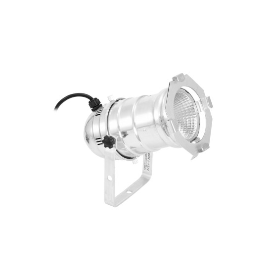 EUROLITE LED PAR-30 3CT Argento: Proiettore LED Professionale con Temperature Colore Regolabili e CRI Elevato