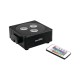 EUROLITE AKKU Flat Light 3 Nero: Proiettore LED RGBW Wireless con QuickDMX